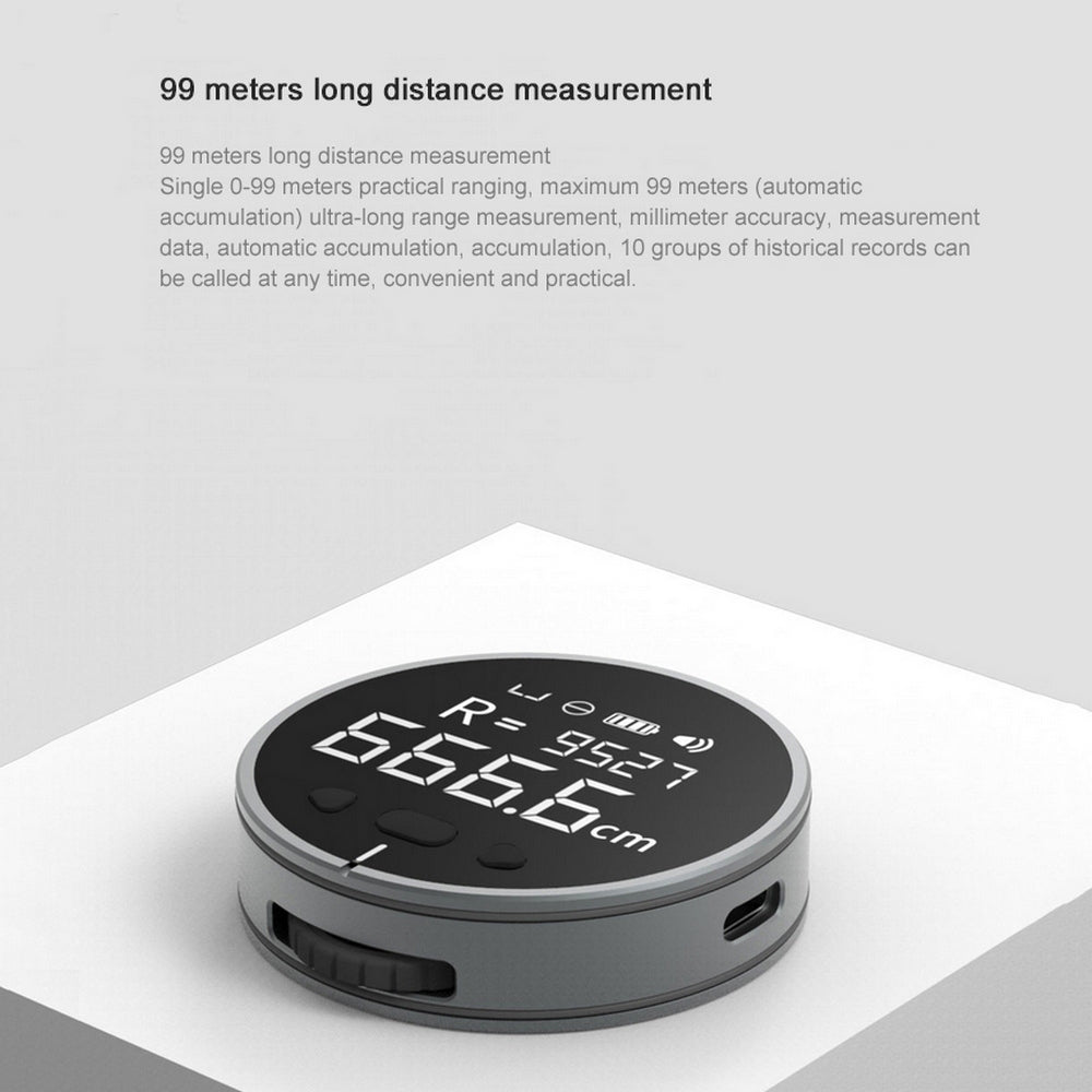 High Precision Digital LCD Tape Measure - Distance Measuring Tool